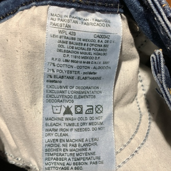 Denizen Jeans 4 Blue Stretchy Modern Ankle Skinny Mid Rise LOGO Cotton Blend - Picture 15 of 16